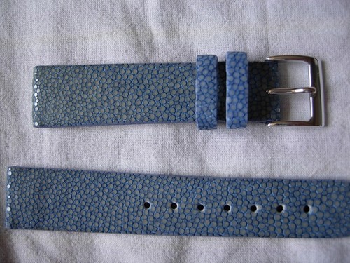 Bracciale galuchat blu - bracciale,