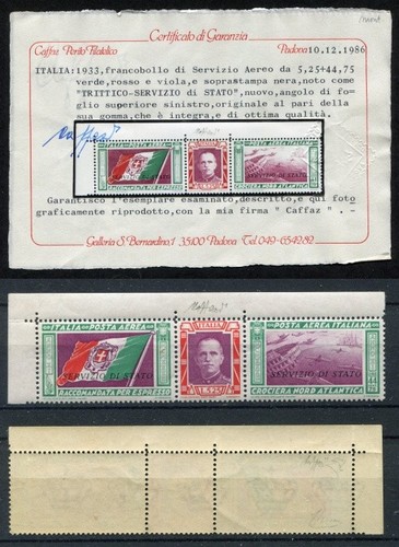 Regno italia 1933 servizio - regno, d'italia