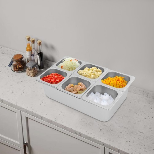 Compartment fruit pan - 6-compartment, pan,