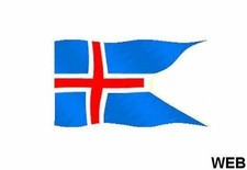 Bandiera Islanda Marina Militare 200x356cm