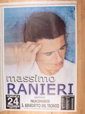Poster Originale Massimo Ranieri S. Benedetto Tronto 24/11/2002 70X100 Cm