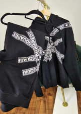 dsquared tape hoodie and