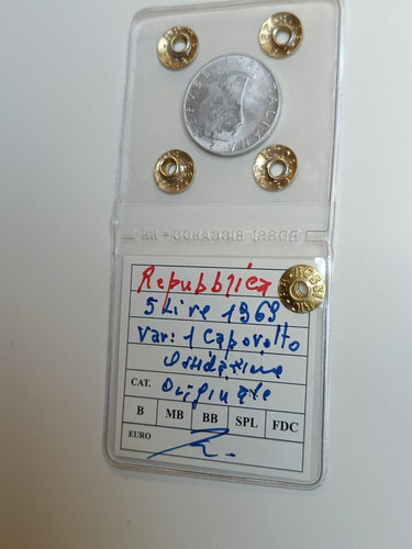Lire delfino 1969 uno - 5,