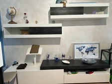 Soggiorno orizzonte mondo convenienza+2 Madie+Vetrina+Tavolo in vetro e 6 sedie