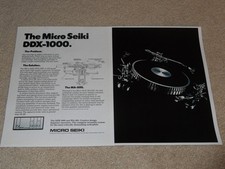Micro Seiki Ad, giradischi