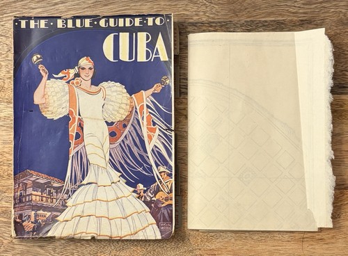 Vintage 1936 blue guide to - vintage, "blue