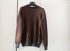 Maglioncino  Harmont&blaine marrone con dettaglio blu scuro tg.xl