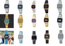 Orologio Casio Donna LA670WA WAD WD WEGB WEM GA GAD WL Acciaio Inox/Pelle