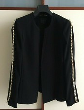 giacca donna SILVIAN HEACH black nera taglia M con catena dorata