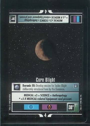 Star trek ccg - trek, cure
