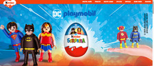 DC PLAYMOBIL PERSONAGGI A SCELTA  SORPRESINE KINDER ITALIA 2025/26