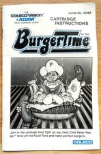 BURGER TIME - NOTICE SEULE