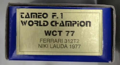 Tameo wct ferrari 312 - tameo, 1/43