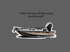 Jon Boat Sticker Waterproof