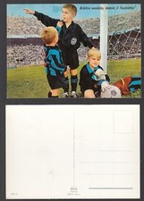 CC- CARTOLINA CALCIO BAMBINI INTER ARBITRO VENDUTO DAMMI IL FISCHIETTO - CRT1889