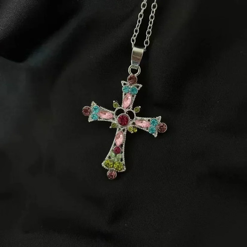 Collana croce gotica - , con