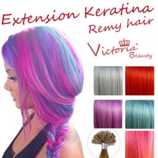 50 ciocche 0,8g Remy Hair veri