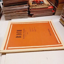 SPARTITO BACH SUITES INGLESI PER PIANOFORTE MUGELLINI RICORDI E.R.2374  IB76