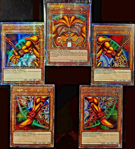 Exodia complete set qcr 25th - exodia,