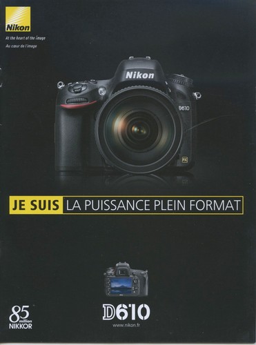 Nikon brochure pub - pub., d610