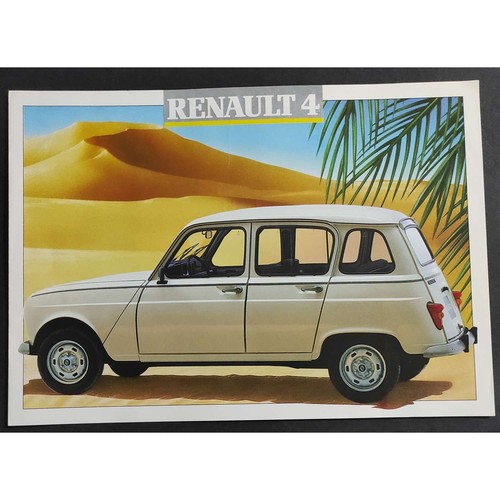 Renault depliant - renault, 4