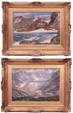 Mascarini Giuseppe (Bologna 1877 - Milano 1954) - Paesaggi Montani