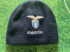 Cappello S.S. LAZIO berretto Cuffia hat calcio ufficiale Macron taglia jr