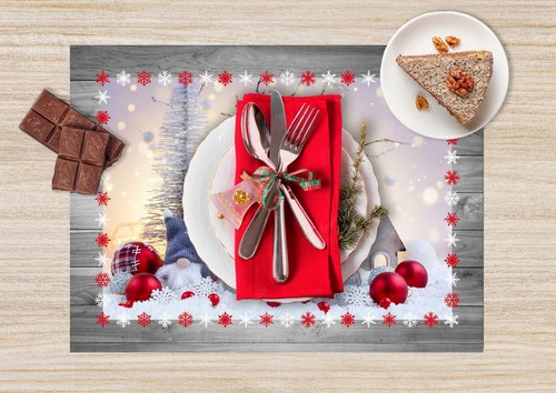 Tovagliette americane natale - tovagliette,