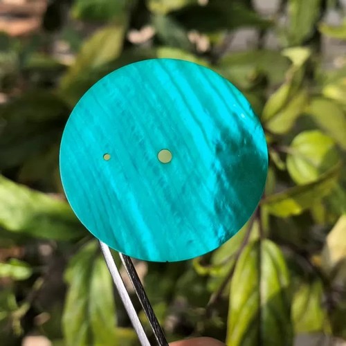 Quadrante orologio mop verde - quadrante,