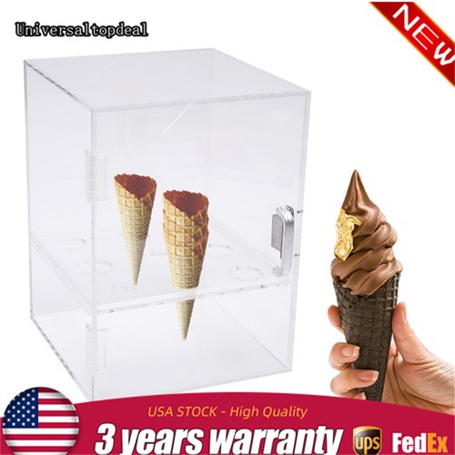 Ice cream cone - cream, display/storage