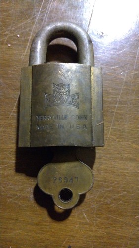 Lucchetto chiave ottone
