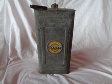 LATTA BENZINA SIAP GENOVA 1930 SPLENDOR EPOCA VINTAGE TIN CAN SANA E COMPLETA