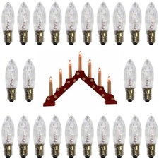 24/12pz Lampadine a Candela