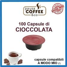 100 capsule cialde CIOCCOLATA compatibile Lavazza A MODO MIO