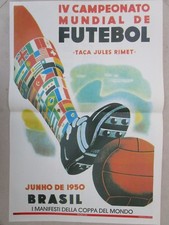 # I MANIFESTI DELLA COPPA DEL MONDO - RIPRODUZIONE - BRASIL 1950