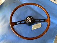 Volante legno Innocenti Mini Cooper Leyland con mozzo e clacson