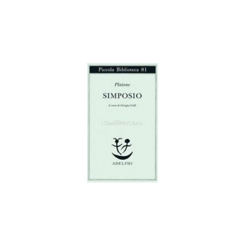 Libro simposio platone - libro,