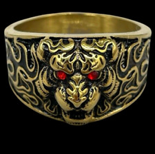 ANELLO UOMO TESTA DI TIGRE