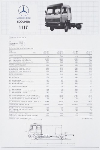 Camion mercedes benz 1117 198 - mercedes-benz,