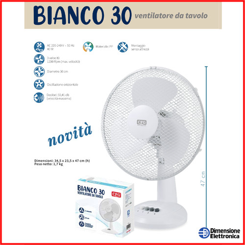 Ventilatore tavolo cfg - ventilatore, da