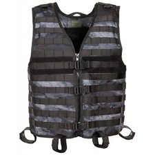 MFH Gilet tattico MOLLE, leggero - HDT Camo LE per softair, paintball e outd