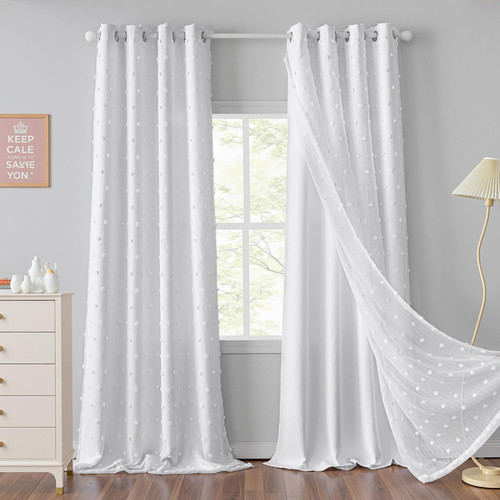 Tende bianche mysky home - bianche, per