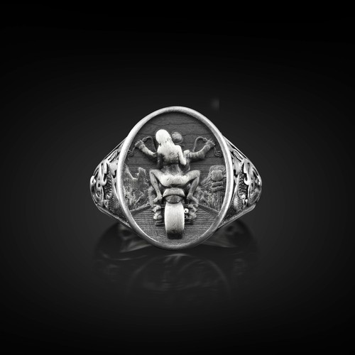Anello uomo argento 925 - in,