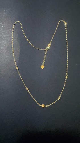 Collana con sfere 44cm oro - sfere,