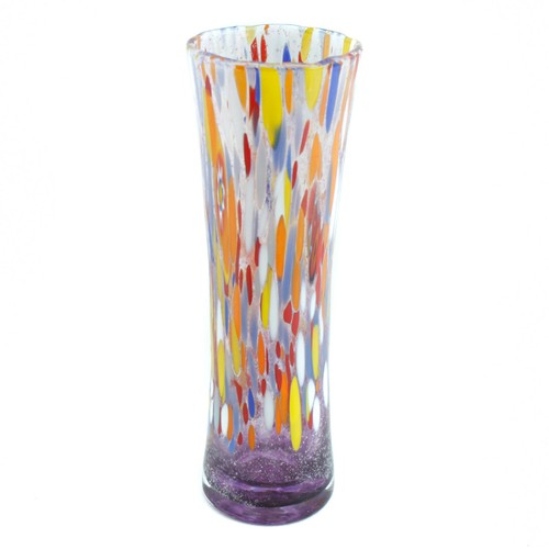 Vaso vetro murano - vetro, viola