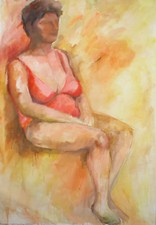 Grande dipinto ad olio