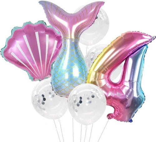 Set palloncini colori sirena - palloncini,