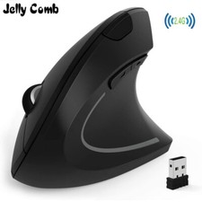 Mouse Verticale Wireless Jelly Comb 2,4 GHz Ergonomico per PC e Mac