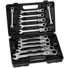 SET CHIAVI CRICCHETTO COMBINATE SERIE KIT 12 PZ REVERSIBILI CHIAVE LABORATORIO n