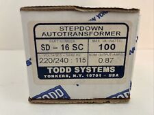 Todd Systems Autotrasformatore stepdown SD-16 SC, da 220/240 a 115